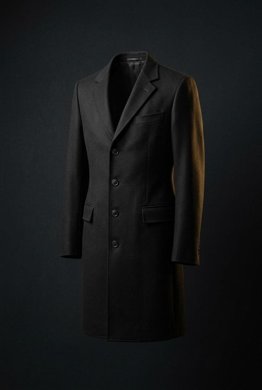 NOIR tailored wool overcoat
